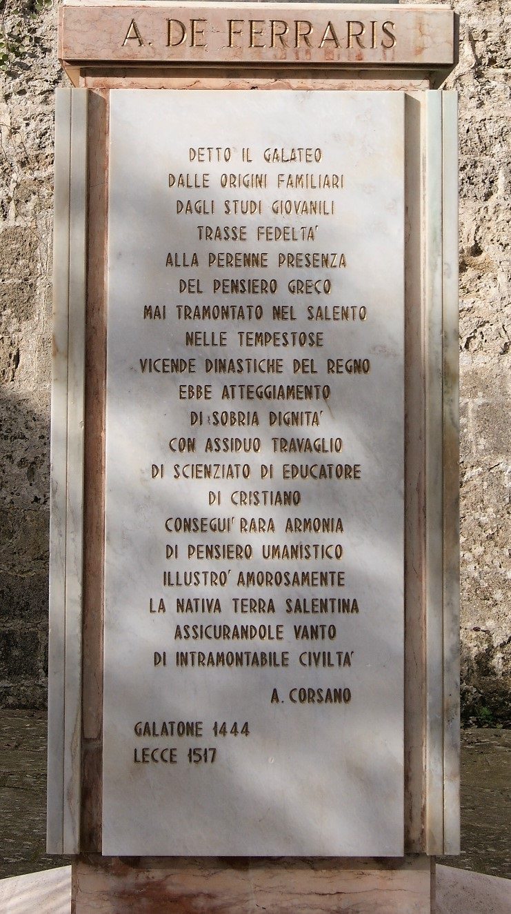 Antonio De Ferrariis's bust (4).JPG